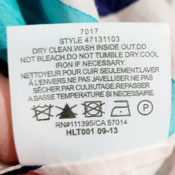 Tory Burch Tunic Top Size S Multicolor Floral Print 100% Cotton Boho Popover - Picture 15 of 15